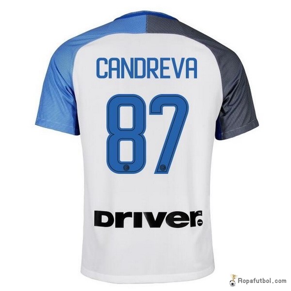 Camiseta Inter de Milán Replica Segunda Ropa Candreva 2017/18